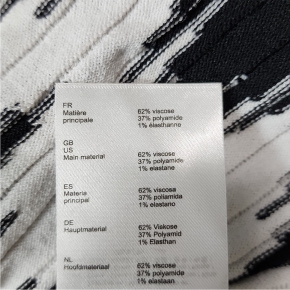 Maje Ruche Geo Pattern Knit Midi Dress
NWT Black Size 2 - Picture 7 of 8